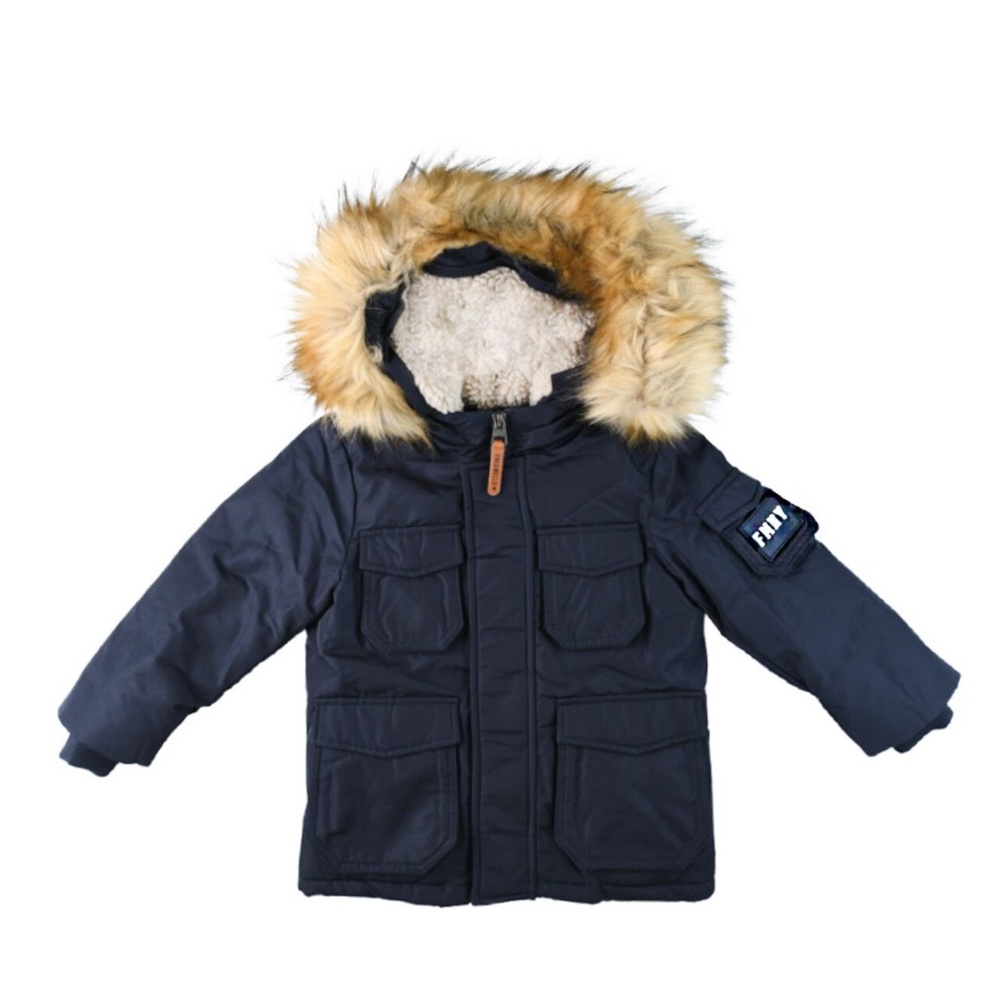 Fred Mello Navy Winter Jacket for Boys and Girls